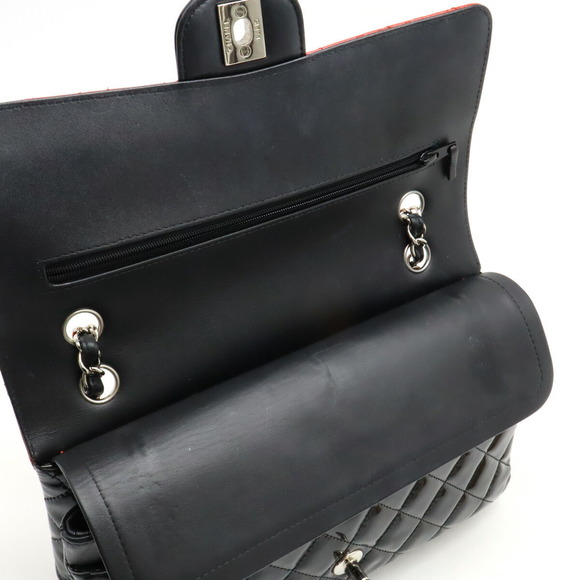 Chanel Chanel Patent Leather Matelasse Shoulder Bag Leather Crossbody Bag 1A1234 - Picture 7 of 9